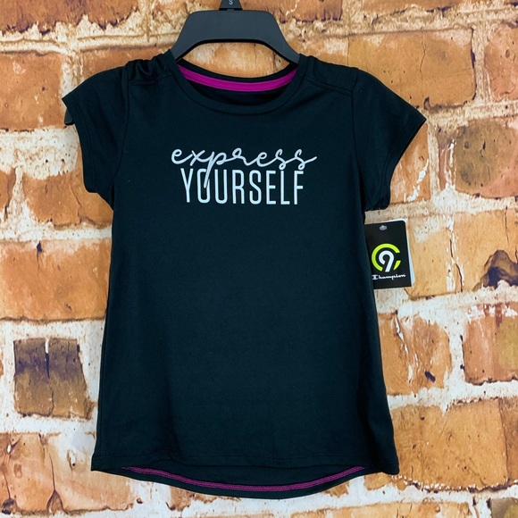 Champion Girls Express Yourself T-Shirt - Picture 1 of 6